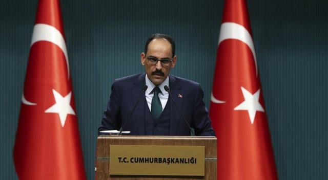 Sözcü Kalın: "(Libya) Meşru hükümetin yanında yer almaya devam edeceğiz" Sözcü Kalın: "(Libya) Meşru hükümetin yanında yer almaya devam edeceğiz"