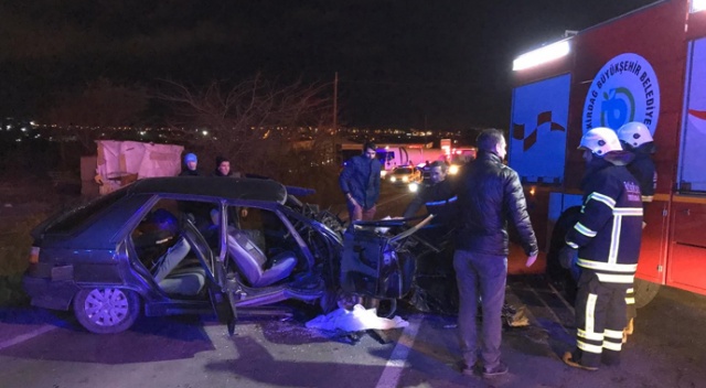 Tekirdağ’da tır ile otomobil çarpıştı: 6 yaralı