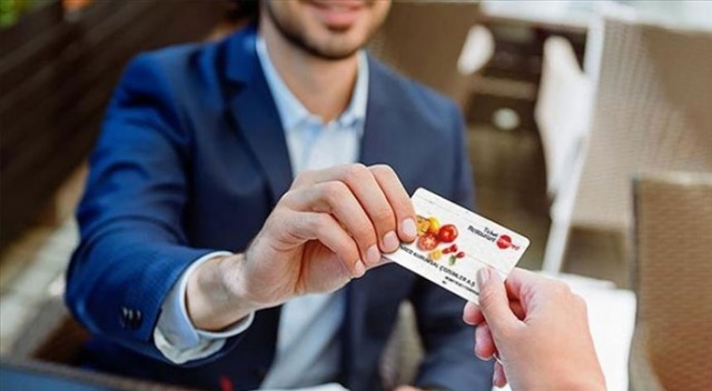 Türkiye&#039;de yemek kartı kullanım oranı yüzde 13 seviyesinde