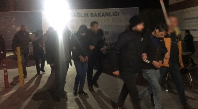 Araçlardan akü çalan baba, oğul ve arkadaşı yakalandı