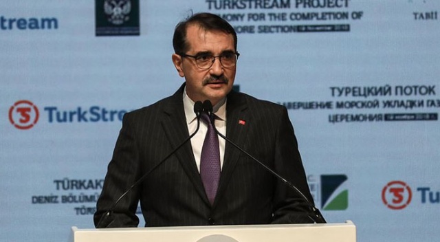 Bakan Dönmez'den 'TürkAkım' açıklaması Bakan Dönmez'den 'TürkAkım' açıklaması