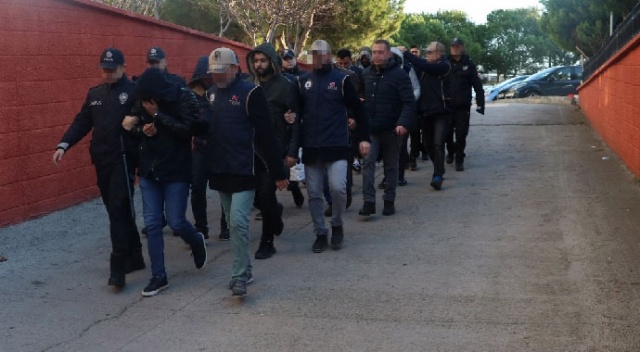 DEAŞ operasyonunda 11 kişi adliyeye sevk edildi DEAŞ operasyonunda 11 kişi adliyeye sevk edildi