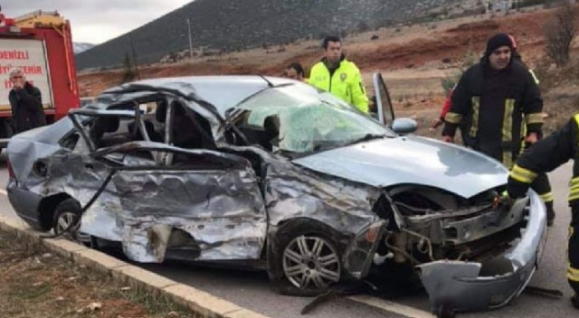 Denizli’de trafik kazası: 1 ölü, 3 yaralı