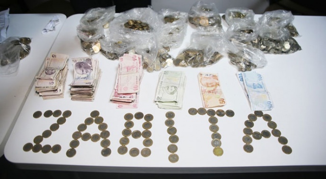 Dilencinin üzerinde 3 bin liranın üzerinde para çıktı