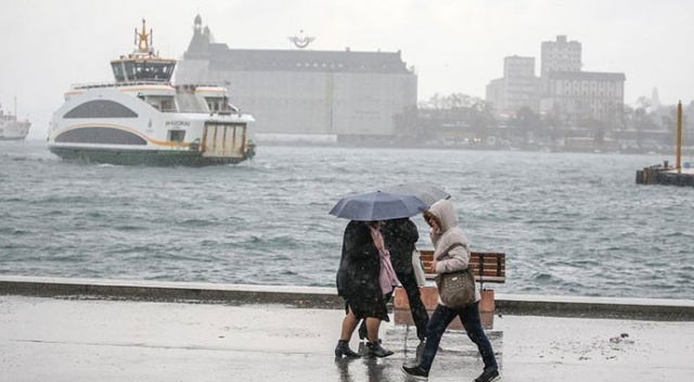 İstanbul ve çevresi yağışlı sistemin etkisine girecek