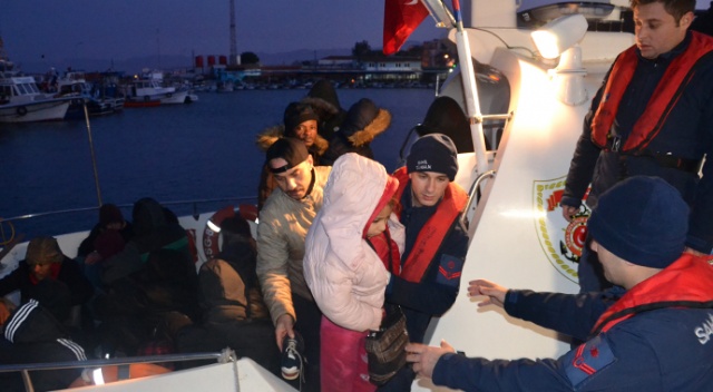 İzmir’de 51’i çocuk 116 düzensiz göçmen yakalandı