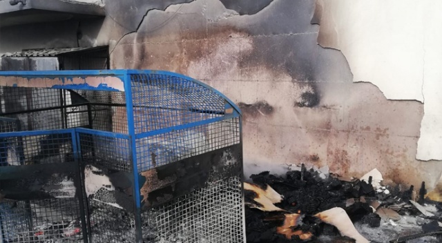 Kuşadası’nda kız öğrenci yurdunda çıkan yangın korkuttu