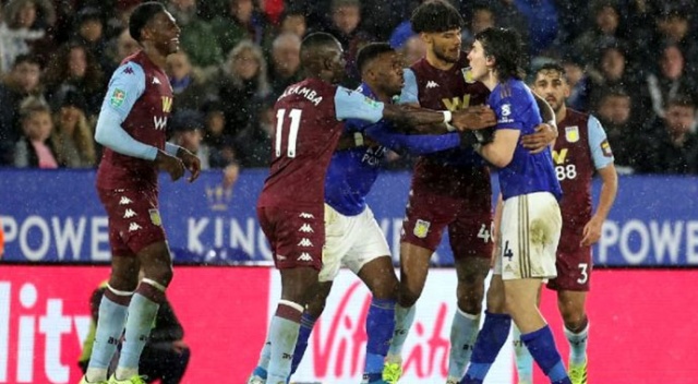 Leicester City-Aston Villa maçında Çağlar Söyüncü çılgına döndü