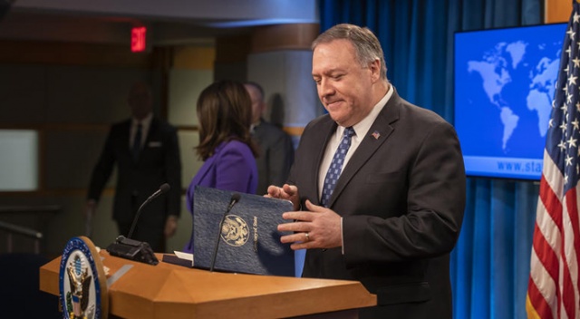 Pompeo: "Süleymani, diplomatik bir görev için Bağdat'ta değildi" Pompeo: "Süleymani, diplomatik bir görev için Bağdat'ta değildi"