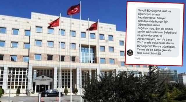 Sınava hazırlanan genç kızın isteğini belediye geri çevirmedi Sınava hazırlanan genç kızın isteğini belediye geri çevirmedi