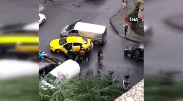 Şişli’de yumruk yumruğa yol verme kavgası