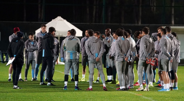 Trabzonspor'da keyifli antrenman Trabzonspor'da keyifli antrenman