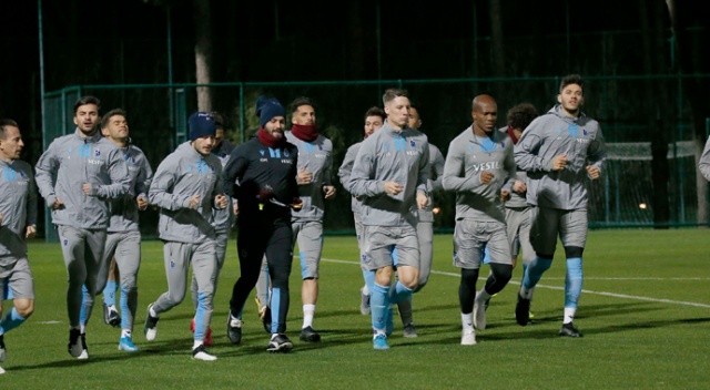 Trabzonspor taktik çalıştı Trabzonspor taktik çalıştı