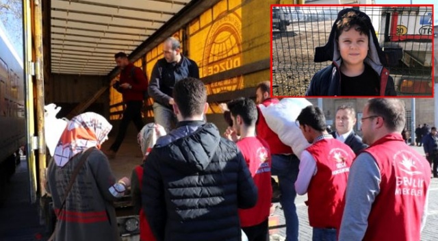 Yaşı küçük yüreği büyük çocuk! Elazığ için yaptığı hareket takdir topladı