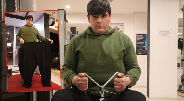 Zor olanı başardı! Ağırlığına teraziler dayanamıyordu, tam 116 kilo verdi...