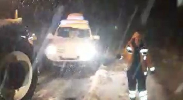 112 Acil Servis ekipleri hasta kadın için seferber oldu 112 Acil Servis ekipleri hasta kadın için seferber oldu