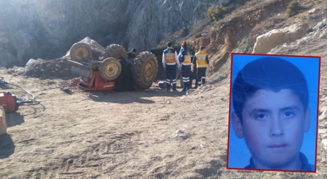 Kullandığı traktörün altında kalan 16 yaşındaki çocuk hayatını kaybetti