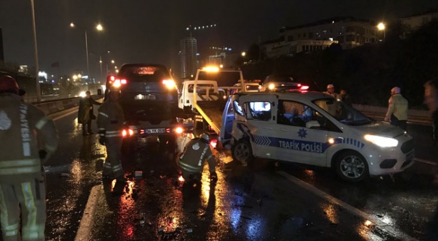 Maltepe&#039;de zincirleme trafik kazası: 4 yaralı