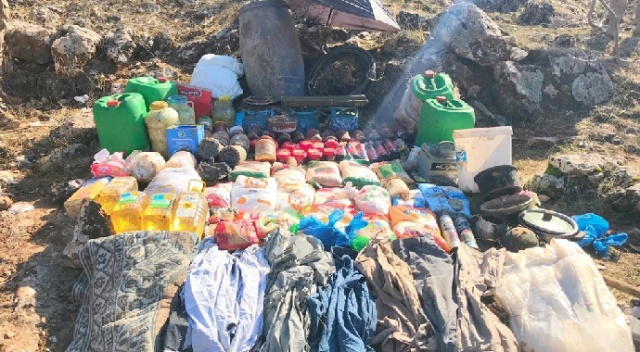 Mardin’de teröristlerin inlerine girildi