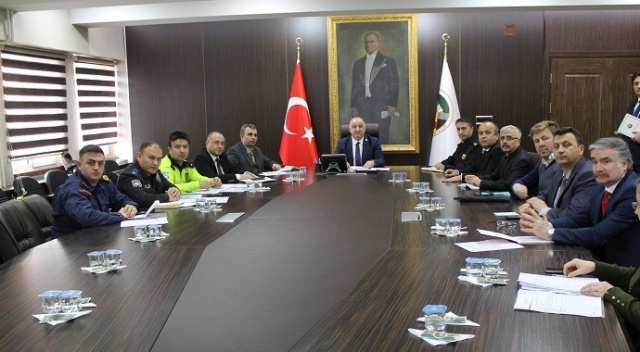 Meteorolojik uyarı sonrası valilik toplandı