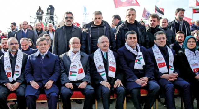 Muhalefetin Kudüs mitingi