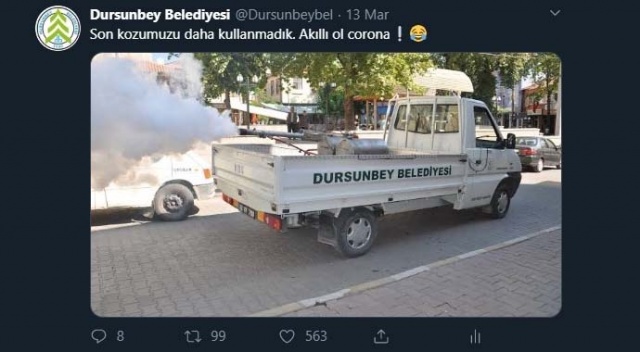 Belediyenin esprili paylaşımı gündem oldu