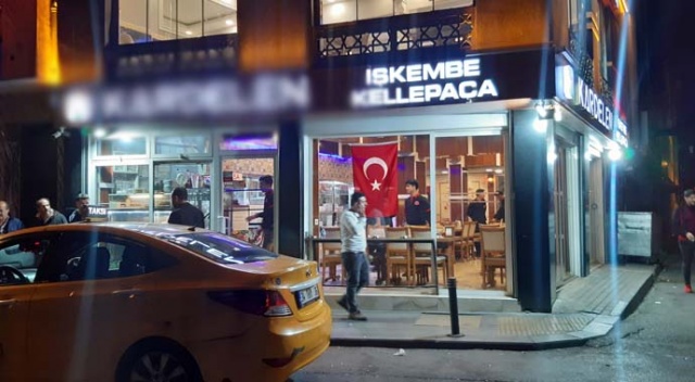 Çorbacıda hesap tartışmasında korku dolu anlar Çorbacıda hesap tartışmasında korku dolu anlar