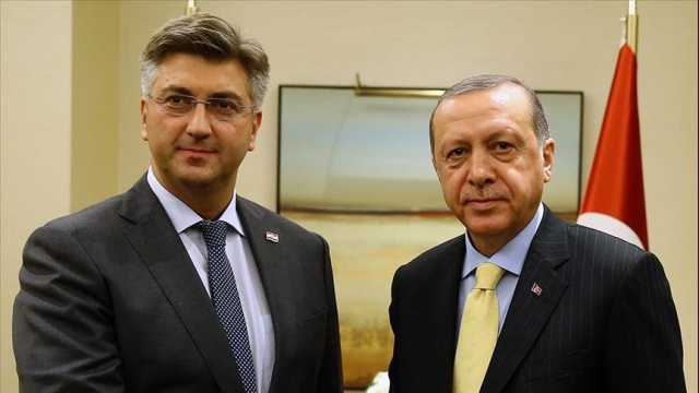 Cumhurbaşkanı Erdoğan, Avrupa Birliği Dönem Başkanı Plenkovic ile görüştü Cumhurbaşkanı Erdoğan, Avrupa Birliği Dönem Başkanı Plenkovic ile görüştü