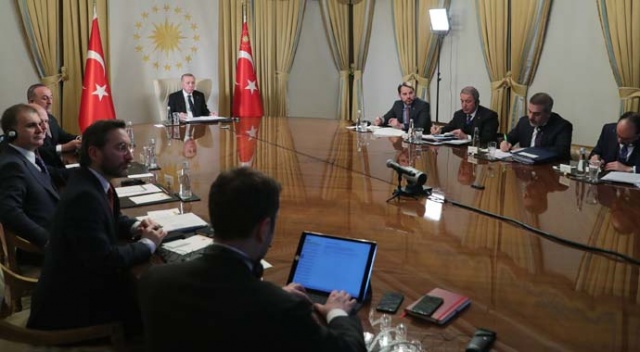 Cumhurbaşkanı Erdoğan liderlerle telekonferans görüşmesi gerçekleştirdi