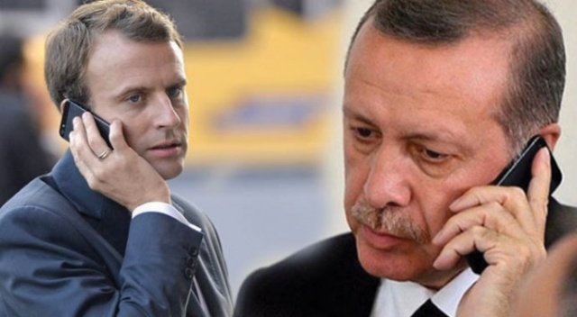 Cumhurbaşkanı Erdoğan, Macron ile görüştü Cumhurbaşkanı Erdoğan, Macron ile görüştü