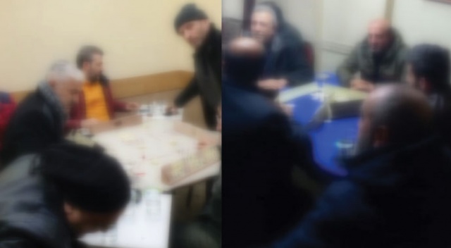 Fatih’te kıraathaneye ‘koronavirüs’ baskını