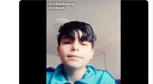 Genç sporcuların 'Evde kal Elazığ' klibine Merih Demiral'dan destek