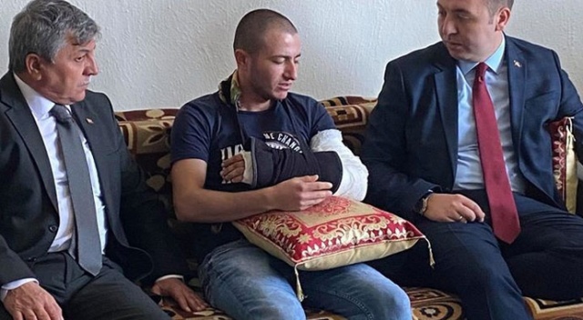 İdlib gazisinden duygulandıran sözler: &#039;&#039;Bir an evvel iyileşip tekrar görevime dönmek istiyorum&#039;&#039;