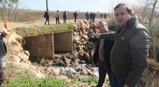 Kirlenen dere isyan ettirdi Kirlenen dere isyan ettirdi