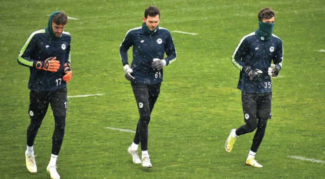 Konyaspor, Gençlerbirliği maçının hazırlıklarını sürdürdü