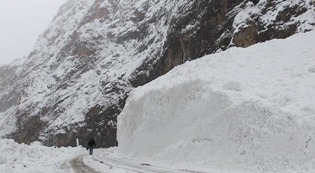 Meteorolojiden iki bölge için çığ uyarısı