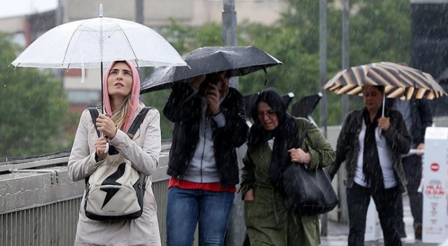 Meteorolojiden kuvvetli sağanak ve fırtına uyarısı