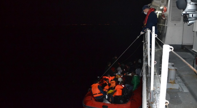 Midilli'den geri itilen göçmenleri yine sahil güvenlik kurtardı Midilli'den geri itilen göçmenleri yine sahil güvenlik kurtardı