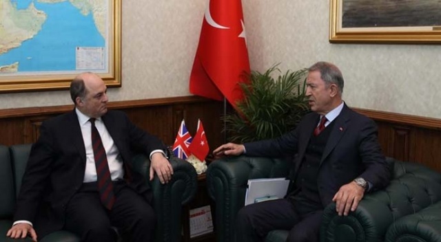 Milli Savunma Bakanı Akar İngiliz mevkidaşı ile görüştü
