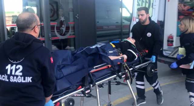 Misafirliğe geldiği evin 3’üncü katından düşen genç yaralandı