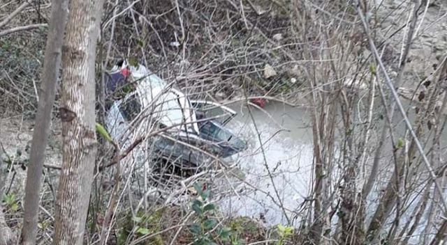 Ordu'da otomobil dereye uçtu: 4 yaralı Ordu'da otomobil dereye uçtu: 4 yaralı