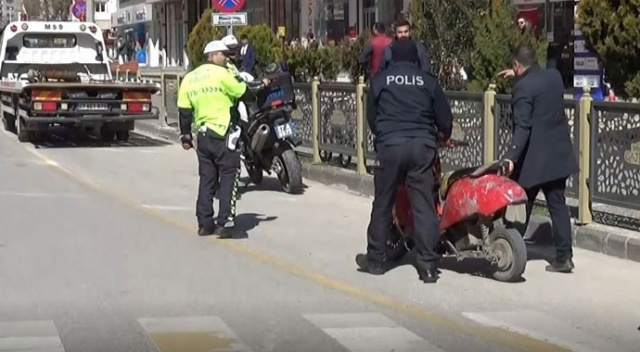 Şüpheli motosiklet paniğe neden oldu Şüpheli motosiklet paniğe neden oldu