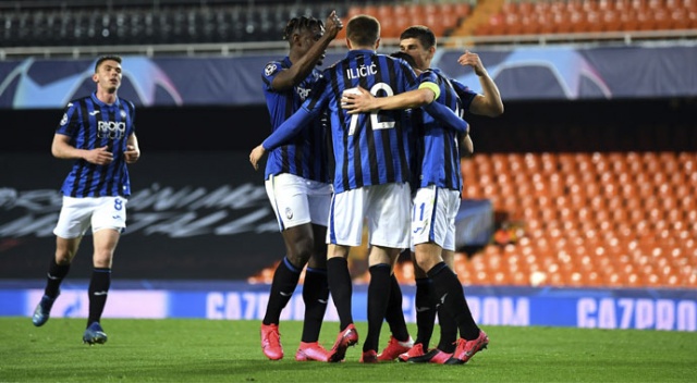 Valencia'yı eleyen Atalanta çeyrek finale yükseldi Valencia'yı eleyen Atalanta çeyrek finale yükseldi