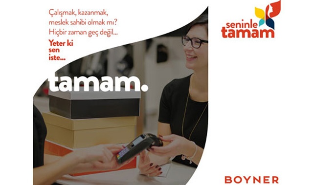 Yüzlerce ev kadını Boyner&#039;de meslek sahibi olacak