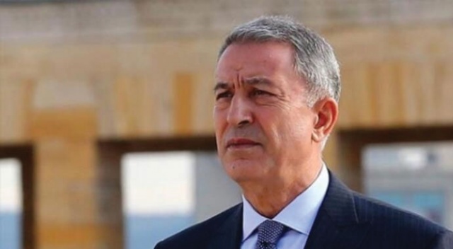 Bakan Akar'dan şehit asker için başsağlığı mesajı Bakan Akar'dan şehit asker için başsağlığı mesajı