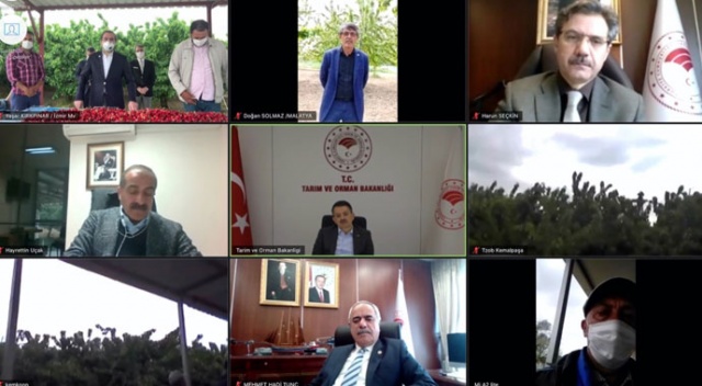 Bakan Pakdemirli, Kuzey Yarım Küre’nin ilk kiraz hasadına katıldı