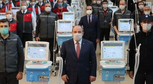 Bakan Varank: Mayıs sonuna kadar 5 bin solunum cihazı üretilmiş olacak