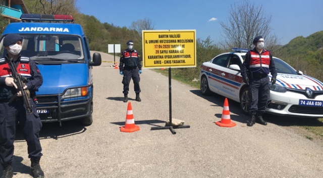 Bartın'da 1 köy ve 3 bina karantina altına alındı