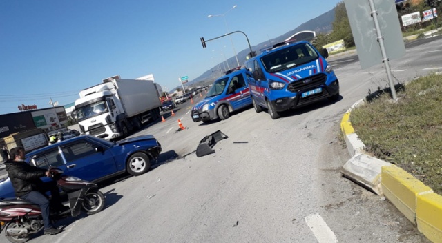 Edremit'te kaza: 1 yaralı Edremit'te kaza: 1 yaralı