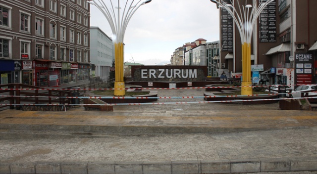 Erzurum hayalet şehre döndü Erzurum hayalet şehre döndü